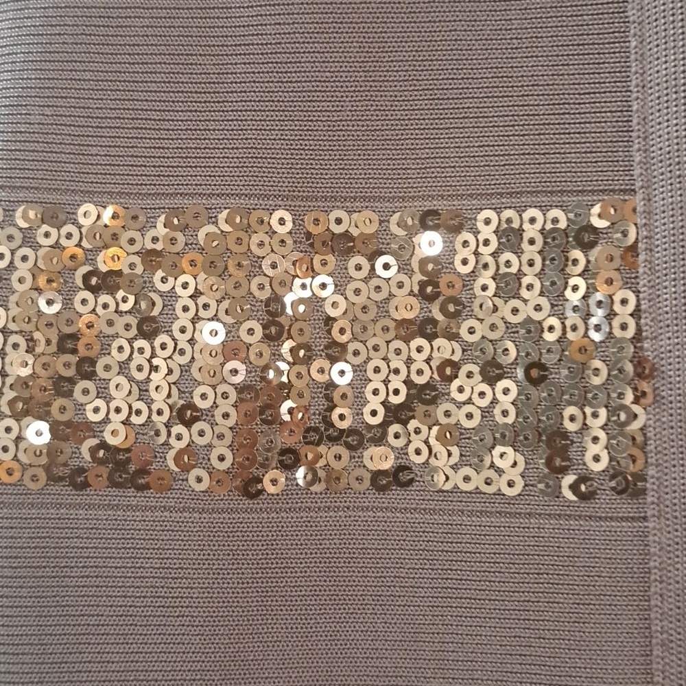 VENUS Bandage Blush Gold Sequin Dress XS - Picture 10 of 10
